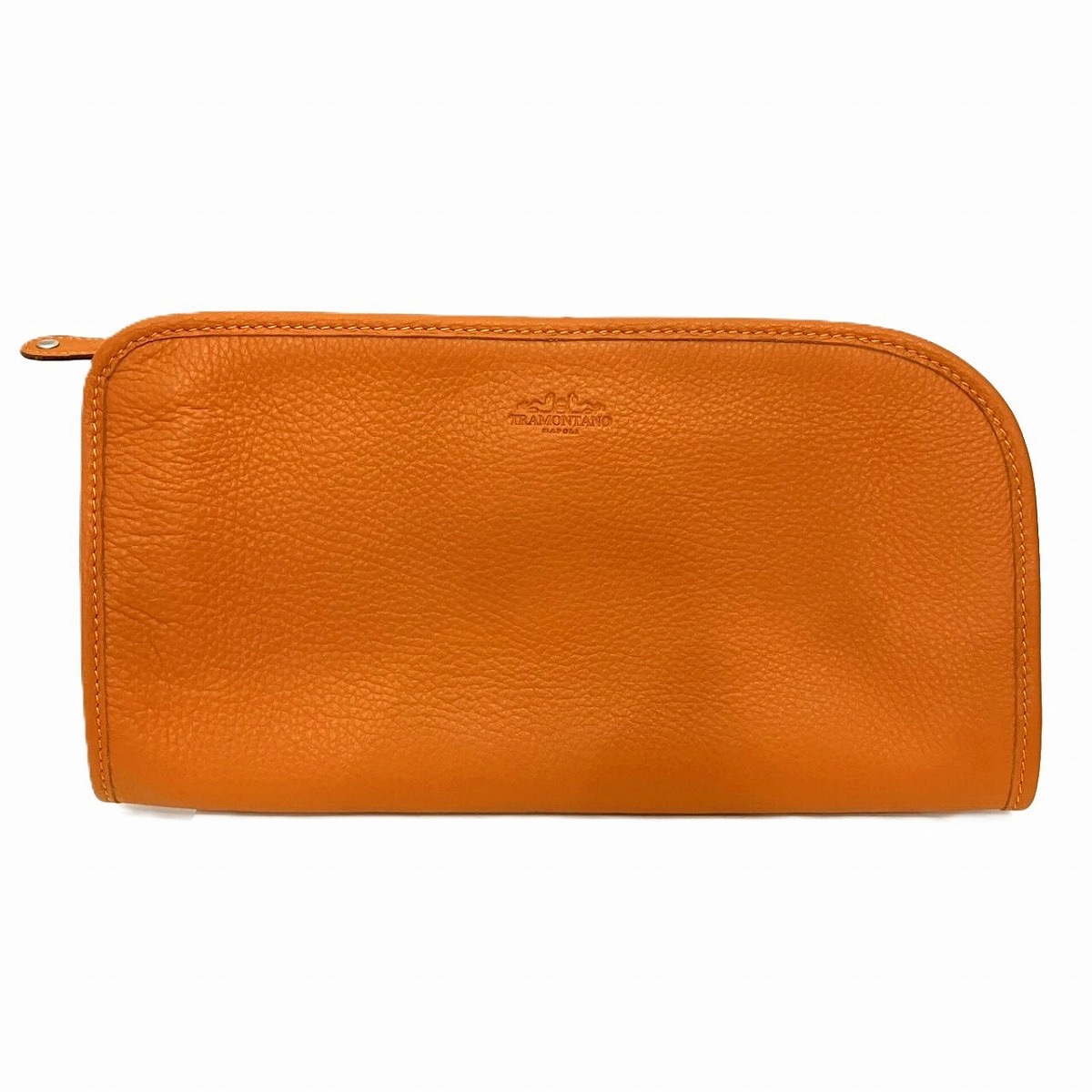 トラモンターノ クラッチバッグ カーフレザー メンズ 中古