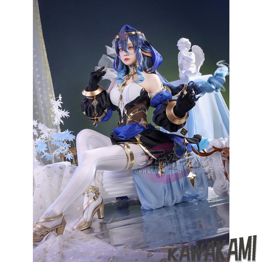 三分妄想　原神　コスプレ　レイラ　コスプレ　衣装　ウイッグ 　靴　追加可