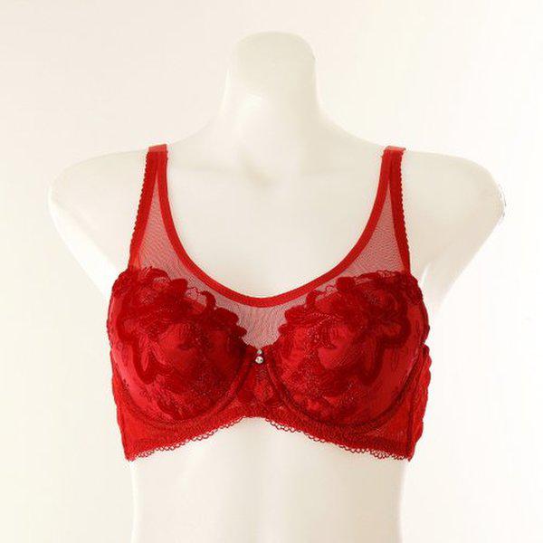 サルートメタリックベルベットタッチフルメイクアップブラジャー（DBR0463CDカップ）