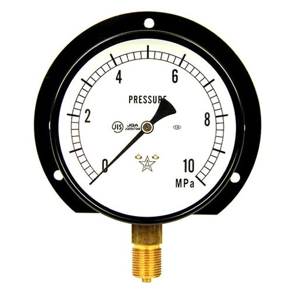 右下精器製造 汎用圧力計B100・G3/8 S-42・10.0MPA