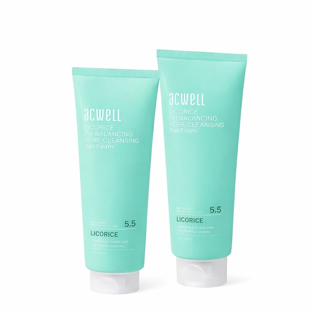 ACWELL Licorice pH Balancing Cleansing Foam 160ml Gentle Face Wash