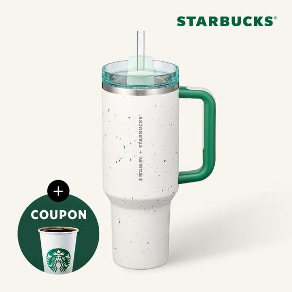 【starbucks】 スターバックス SS スタンレー グリーンペブル ケンチャー タンブラー 1183ml 韓国スタバ