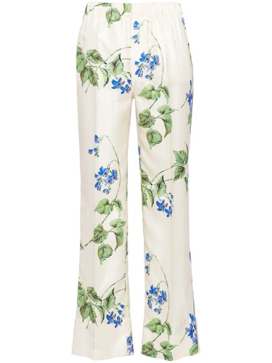 PRADA Women Straight Pants P294HSOOO14NZ F0K74 TALCO