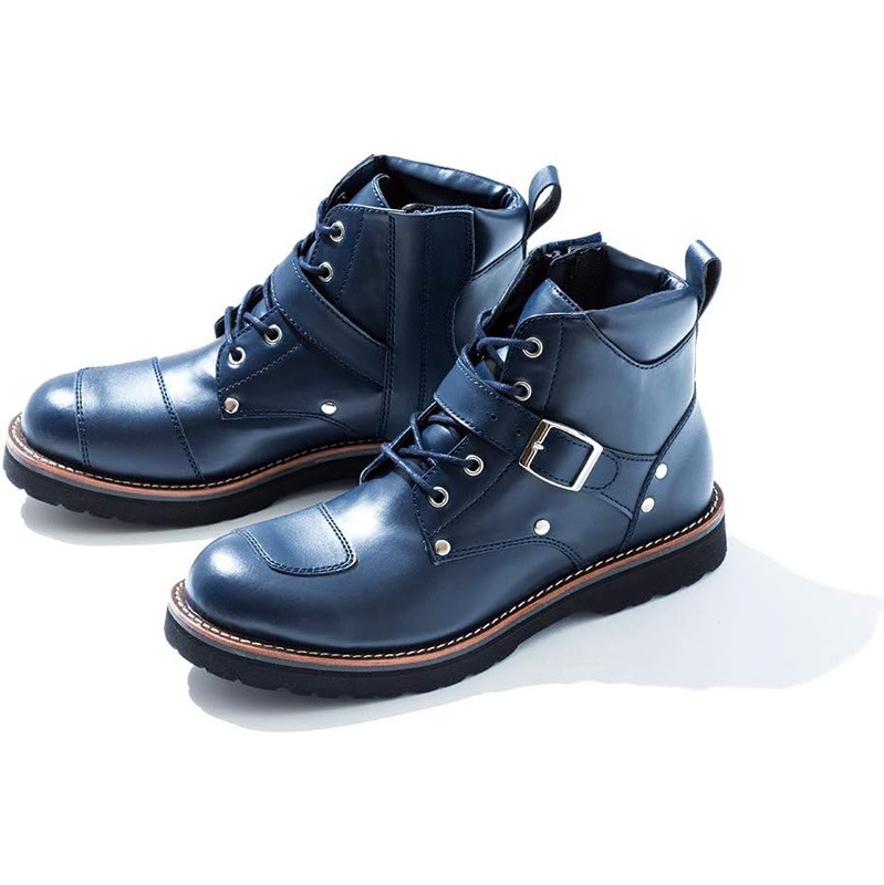 NANKAI 南海部品 PU ワークブーツ2 ネイビー Size 27.0cm ベーシックレースアップブーツ NTB-38 13830270