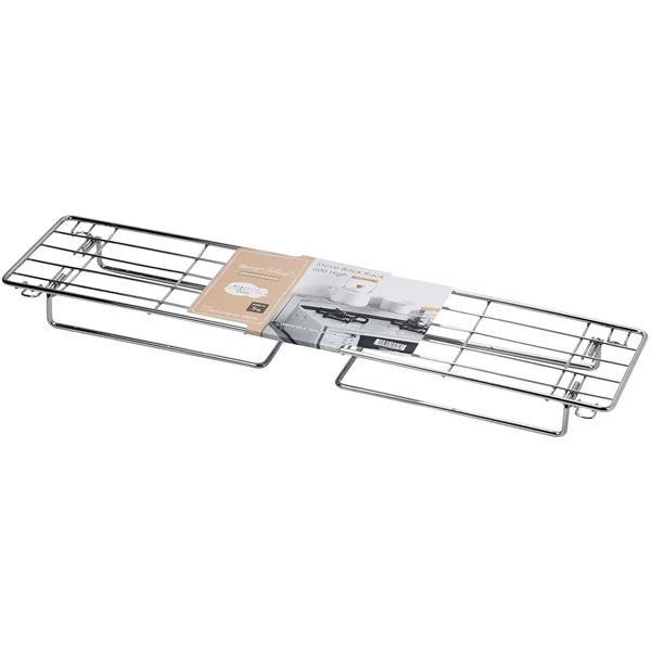 (3個セット) コンロ奥ラック キッチン収納 約幅62×奥行15×高さ24cm 600高足 足折れ式 ストレージセレクト キッチン 台所