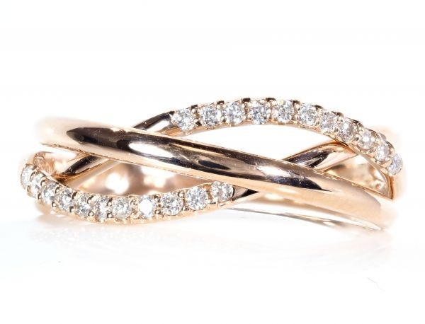 厳選 天然 ダイヤモンド リング 指輪 18金 国内生産品 ダイヤ使用 K18 (刻印有