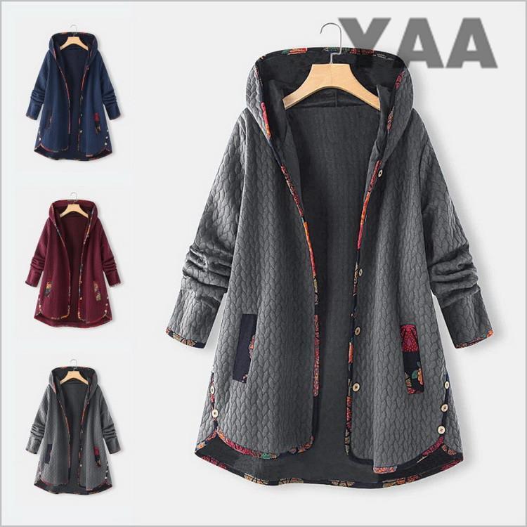 レディース コート アウター ジャケット 秋 gifts for women 暖かい comfortable Aライン 体型カバー ゆったり 防寒 フード付き 母の日 ホワイトデー 2025