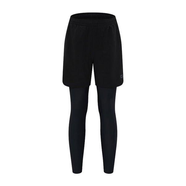 男性用エブリデー男性用レジャー9分丈レギンスパンツ（A6BM1PP02_BLK）