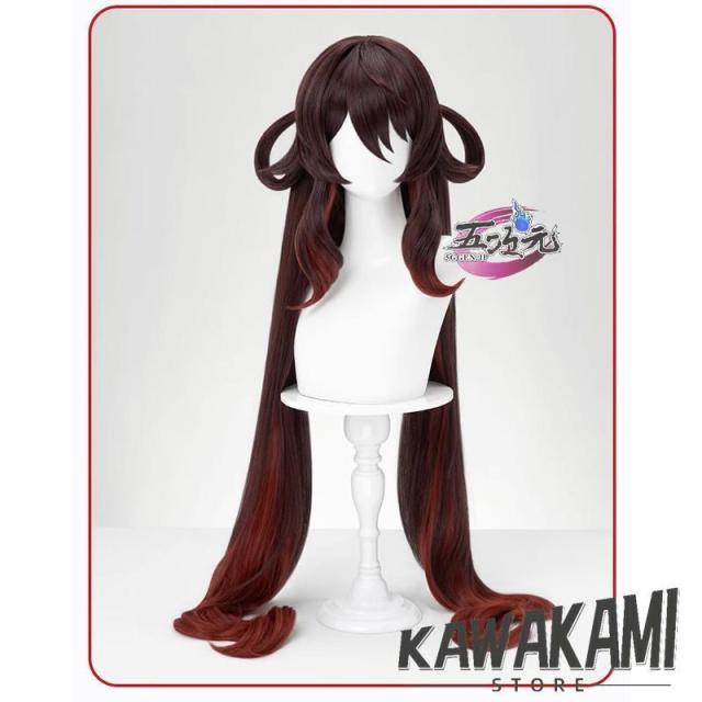 三分妄想　原神　コスプレ　胡桃　残雪に咲く紅　海灯祭　ウィッグ