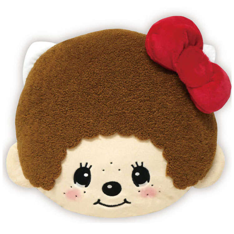 モンチッチ×ハローキティ フェイスクッション 591328