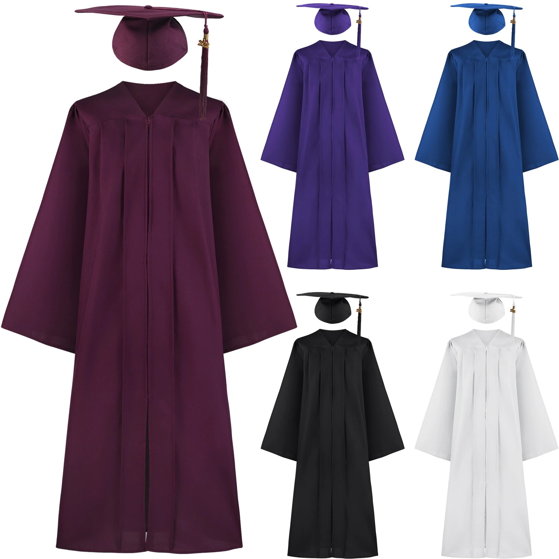 大学の学士服の大学生の卒業の学位のcosのドレスのアメリカのアメリカの成人のコスプレの演技の服の卒業