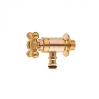 三栄水栓 SANEI ガーデン水栓 クロスハンドル 逆止弁付 ゴールド・Y1812YB-13 6,008円