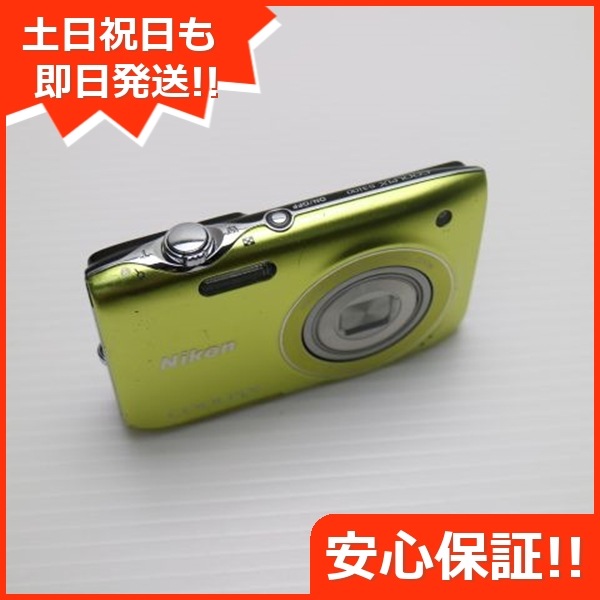 美品 COOLPIX S3100 シトラスイエロー デジカメ Nikon 114 9,500円