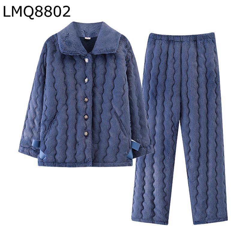 フランネルパジャマ メンズ レディース 上下セット ナイトウェア 寝巻き 二重起毛 ぽかぽか 暖か 柔らかい 肌触り 秋冬 男女兼用 便利服 デイリー ぱじゃま お揃い