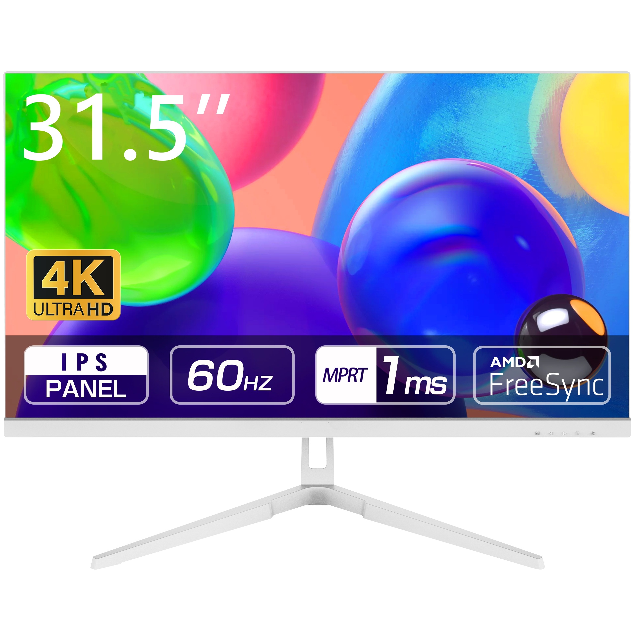 31.5インチ ゲーミングモニター 4K UHD IPS HDR AMD FreeSync対応 フリッカーフリー ブルーライトカット 非光沢パネル HDMI DP 端子充実 壁掛け対応