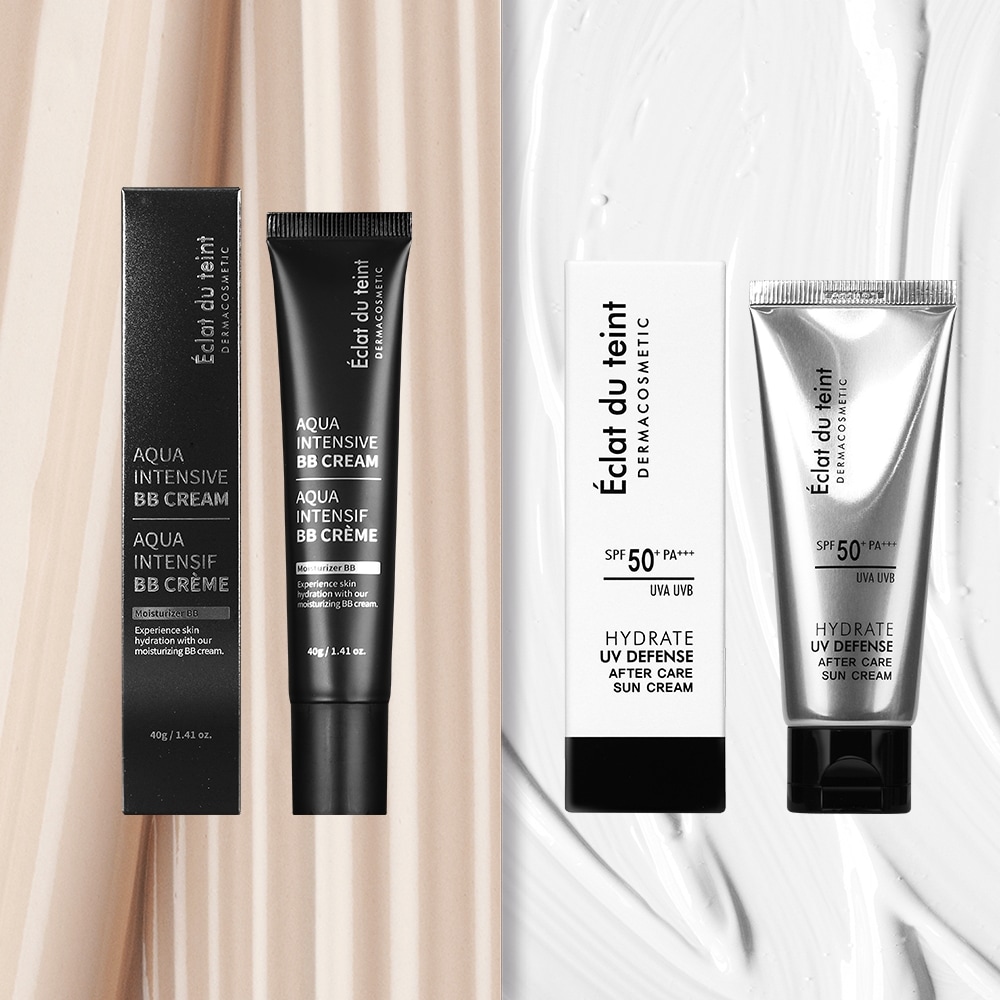 エクラデュタン ビビサンクリームセット（インテンシブ BBクリーム 40g+エフターケア サンクリーム 50ml）+マスクパックをプレゼント