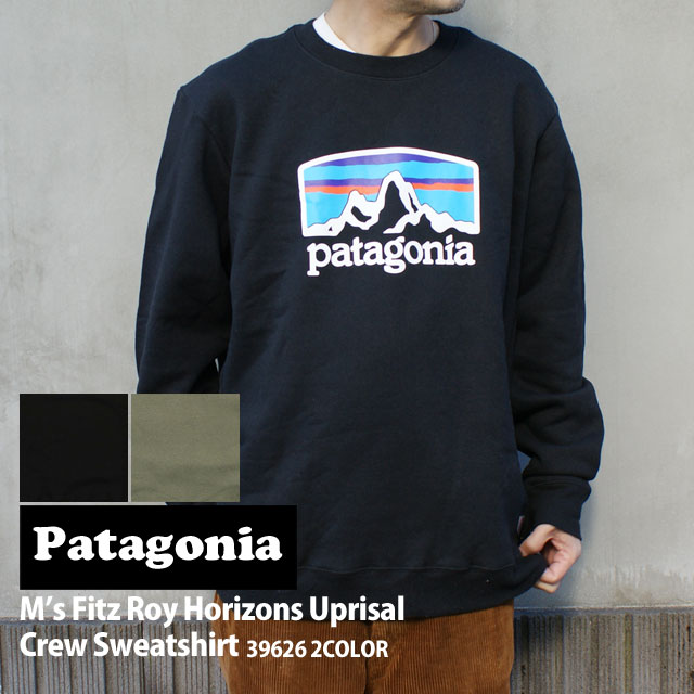 パタゴニア Patagonia Ms Fitz Roy Horizons Uprisal Crew Sweatshirt 39626 209-000664-245