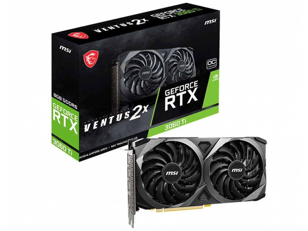 「新品」M SI GeForce RTX 3060 Ti VENTUS 2X 8G OCV1 LHR [PCIExp 8GB] ビデオカード