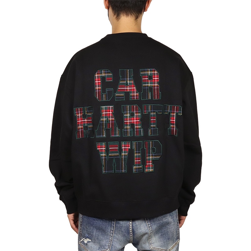 カーハート WIP トレーナー CARHARTT WIP スウェット トップス 裏起毛 メンズ レディース ブランド 大きいサイズ おしゃれ 黒 138