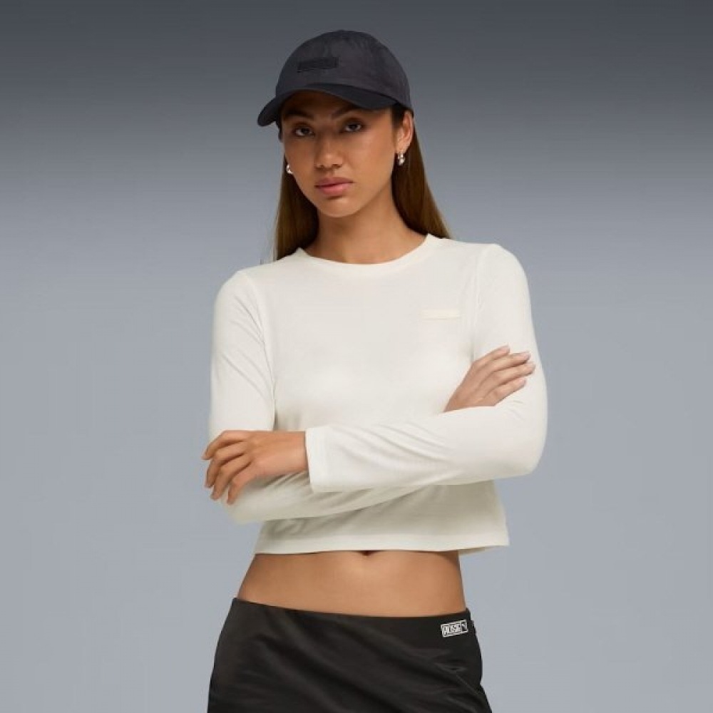 プーマ X ローゼ スリムニット長袖Tシャツ ROSIE 633805 77