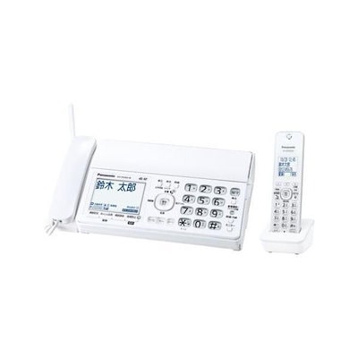 他サイト： パナソニック ファックス 子機1台付き デジタルコードレス普通紙FAX 家庭用 KX-PD360DL-W ホワイト Panasonicの商品画像