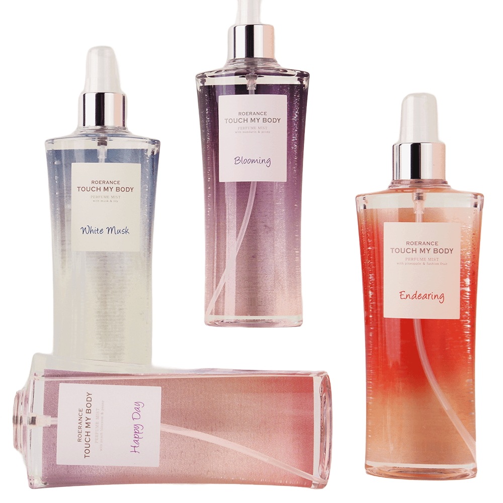 [口コミアイテム][4個セット] ロエランス パフューム 大容量 ボディミスト シャワーコロン 250ml