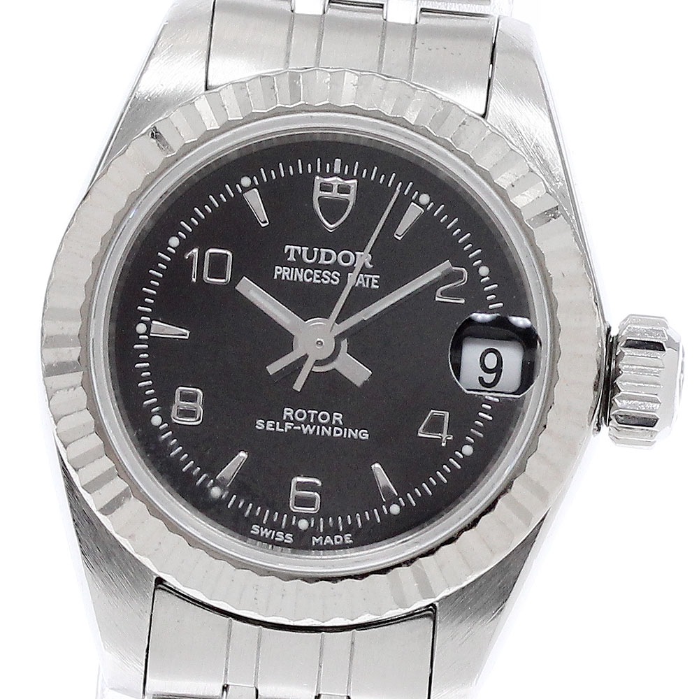 チュードル TUDOR 92514 プリンセスデイト WGベゼル 自動巻き レディース 保証書付き_942998【中古】
