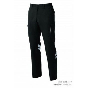 桑和 9666 カーゴパンツ（反射材付き） 70サイズ ブラック（4） SOWA 5,360円
