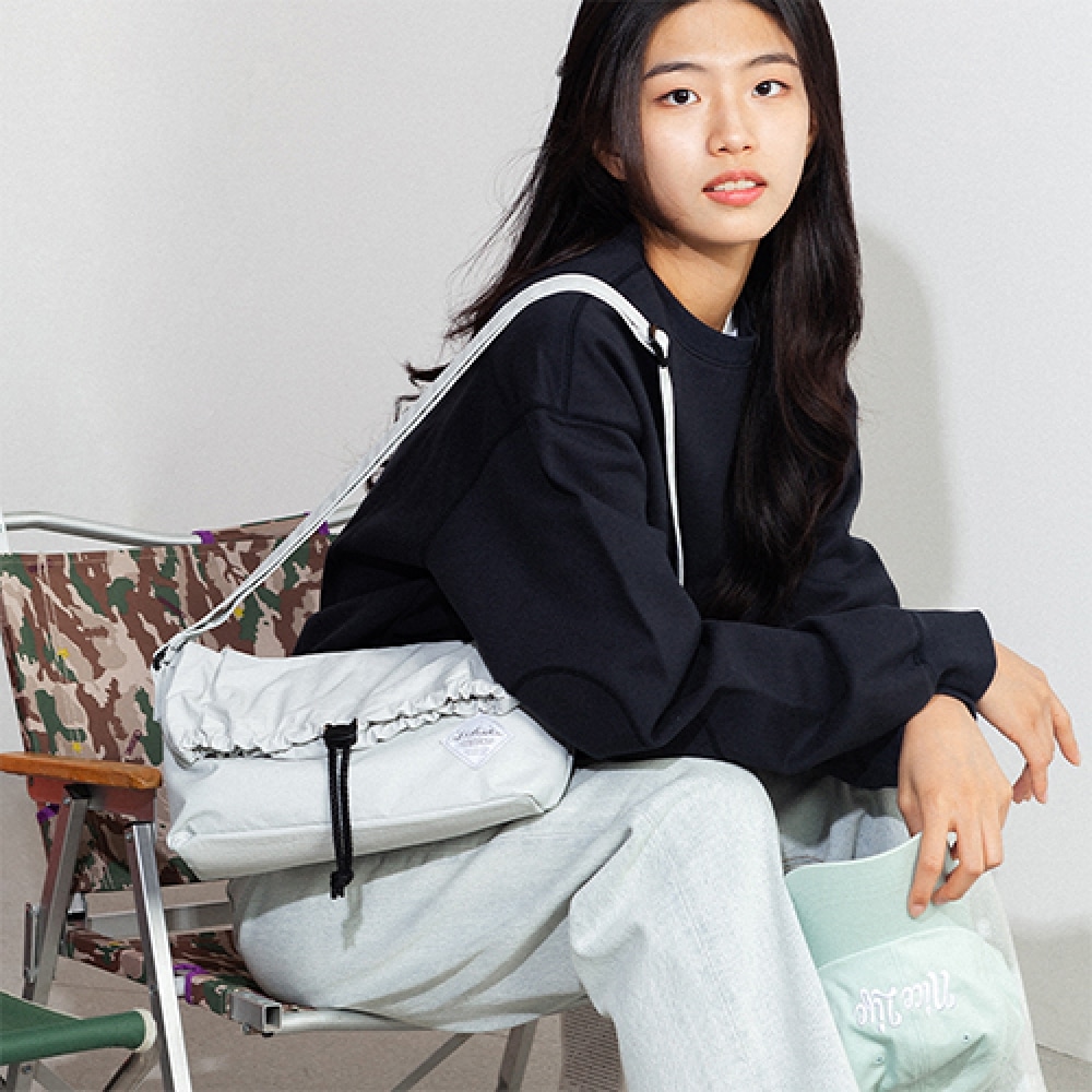 ITHINKSO STRING FOLD CROSS BAGストリングフォールドクロスバッグ