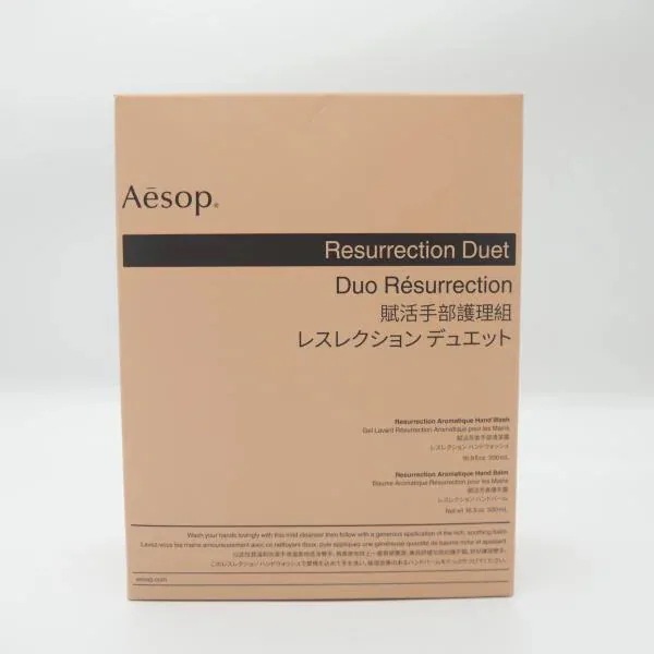 イソップ AESOP　レスレクション デュエット 500ml x 2個 [ ハンドケアセット ] ハンドウォッシュ ハンドバーム