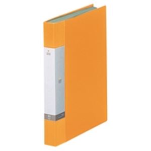 (業務用20セット) LIHITLAB クリアブック/クリアファイル リクエスト (A4/タテ型) 固定式 40ポケット G3202-5 黄