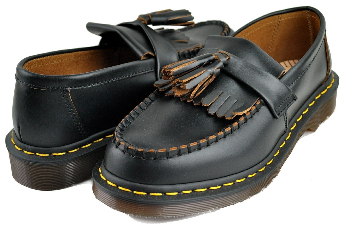 エイドリアン タッセルローファー MIE ブラック メイドインイングランド UK QUILONレザー 26891001