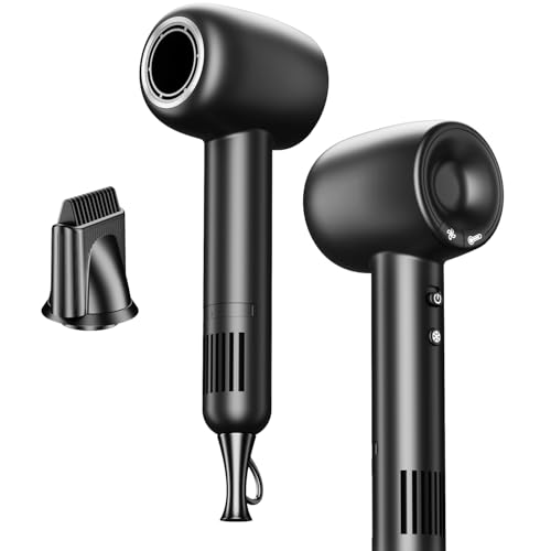 ヘアドライヤー 大風量 ドライヤー 速乾 【1500W 高速ヒーター&高濃度マイナスイオン】 速乾ドライヤー 19m/s 温度4段階調整 風速3段階調整 12種モード モードメモリー 大風量ドライヤー 10,514円