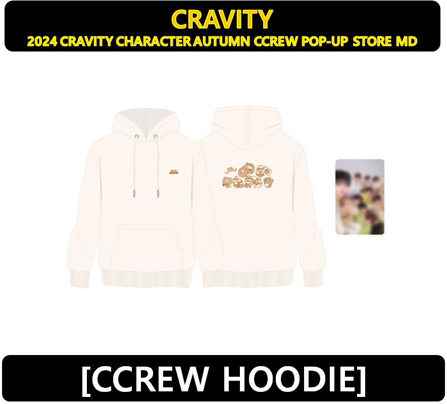 [STARSHIP] [CCREW HOODIE] 2024 CRAVITY CHARACTER AUTUMN CCREW POP-UP STORE MD
