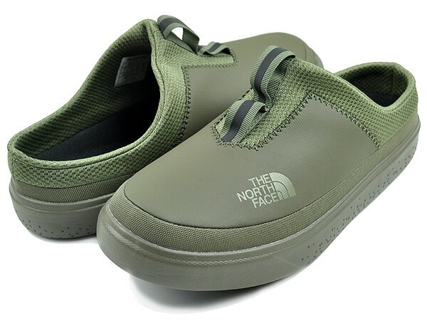 ベースキャンプ モック nf52146-nk ニュートープ グリーン スリッポン アウトドア