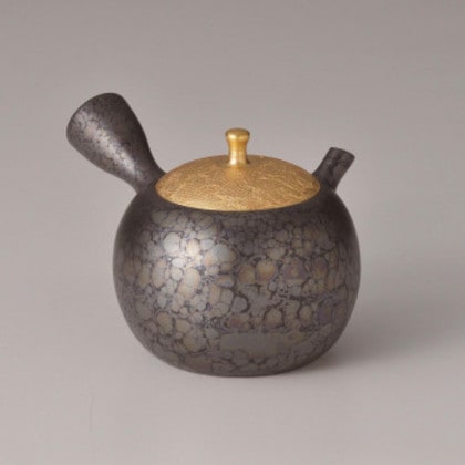 昭龍丸型天目雅蓋急須 260cc Y-19