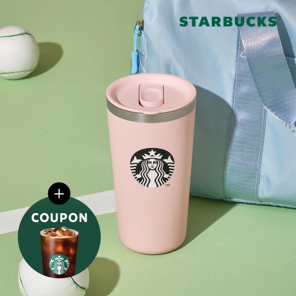 【Starbucks】 SS ハイドロ フラスコ ピンク タンブラー 591ml 韓国 スタバ (贈呈品なくなり次第贈呈終了) (韓国限定クーポンは付属しません)