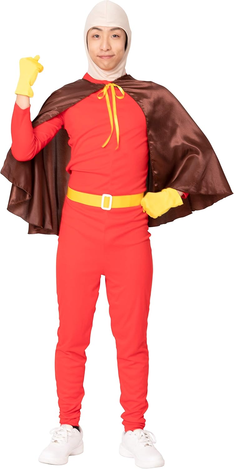 クリアストーン(Clearstone) なりキャラ研究部 コスプレ ハロウィン みんなのマントマン ユニセックス レッド