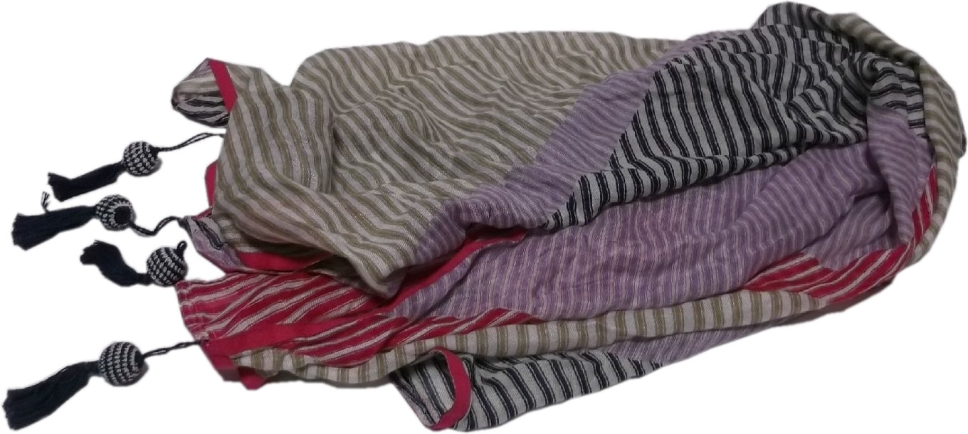 LA直輸入 メンズ レディース 男女兼用 ショール 正方形 ボンボン付き shawl ARMANI EXCHANGE 028