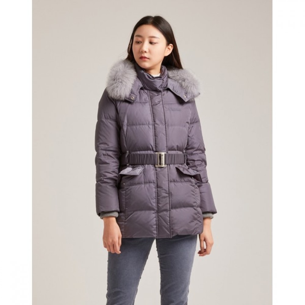 (オリビア・ローレン) ブルーフォックスファーダックダウンサファリジャンパー_VVCKDWWA161