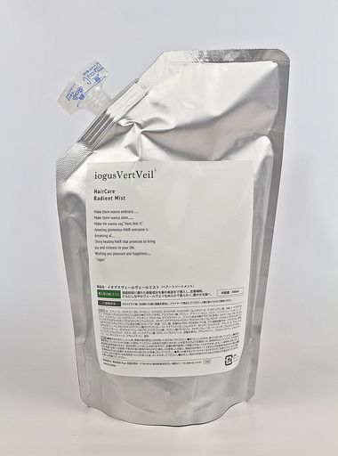 イオグスヴェールヴェールミスト 500ML レフィル 美容室で!芯のある髪にする導入型CMCミストが圧倒的な浸透力を実現!髪の内部までしっかり浸透しダメージホールを減少させ艶やかでまとまりのある髪にし