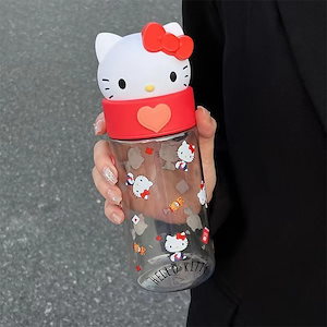 hellokitty子供用コップ女の子携帯高温耐落下防止カートゥーンコップ誕生日