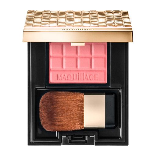 マキアージュ チークカラー (クリア)&チークカラー用ケース 限定セット2 無香料 PK222(セット品) 4グラム (x 1)