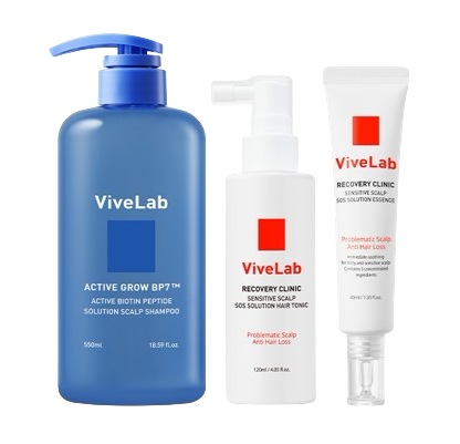 初期脱毛 問題性頭皮改善セット(ビオチンシャンプー550ml+初期脱毛トニック120ml+頭皮エッセンス40ml)