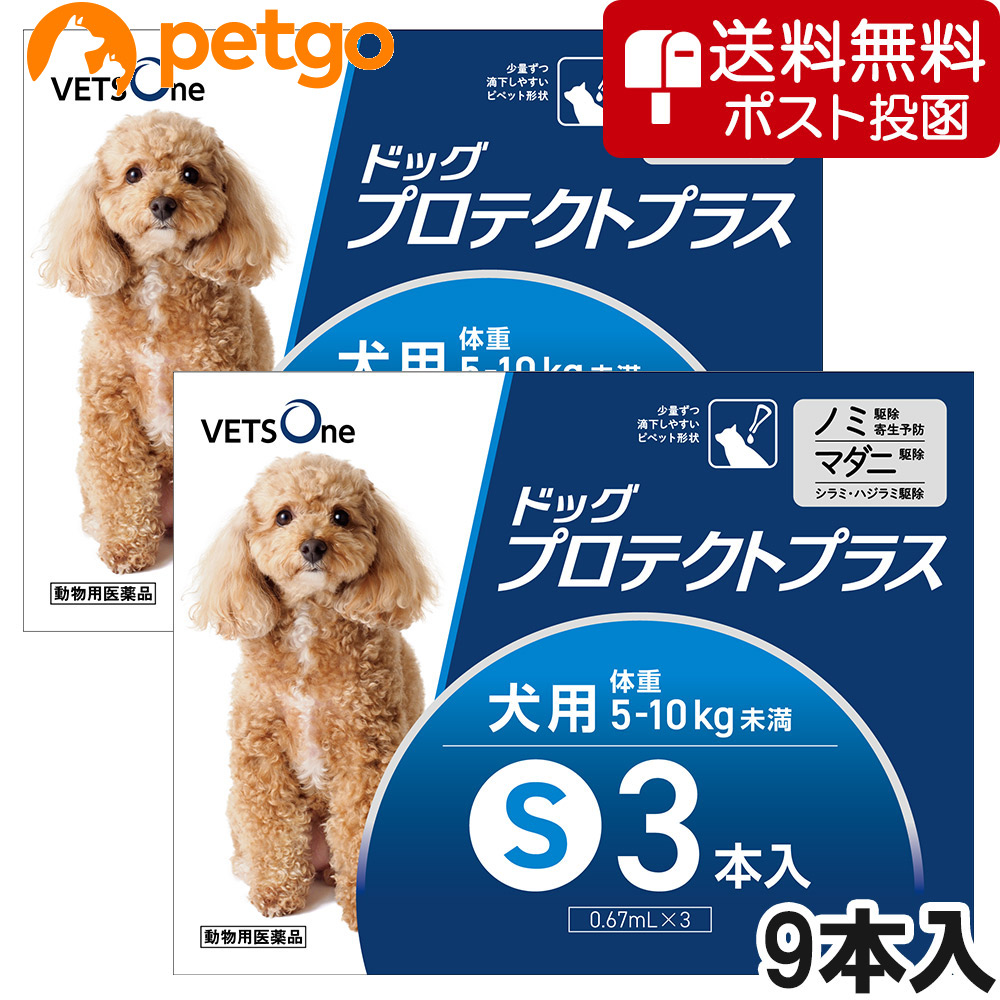 【ネコポス(同梱不可)】ベッツワン ドッグプロテクトプラス 犬用 S 9本 (動物用医薬品)