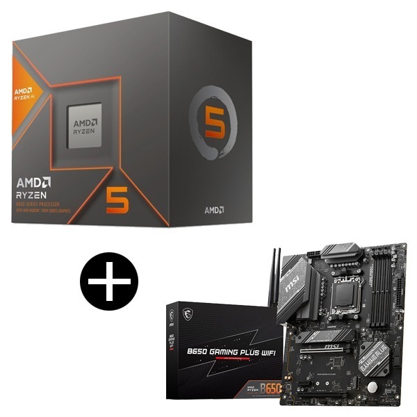 Ryzen 5 8600G BOX With Wraith Stealth Cooler CPU + MSI B650 GAMING PLUS WIFI マザーボード セット