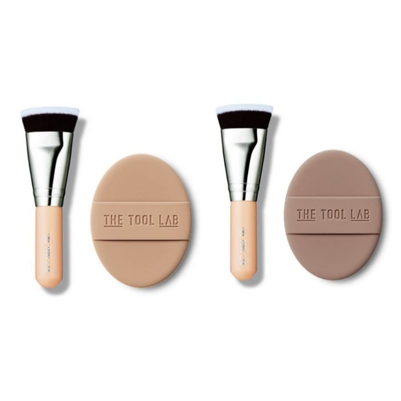 超密着フィッティングデュオベージュしっとり2種の中から選択ブラシ+パフセット