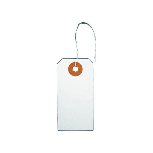 （まとめ）針金付き豆荷札 60x30mm THNF-S 1パック（25枚） [x50セット]