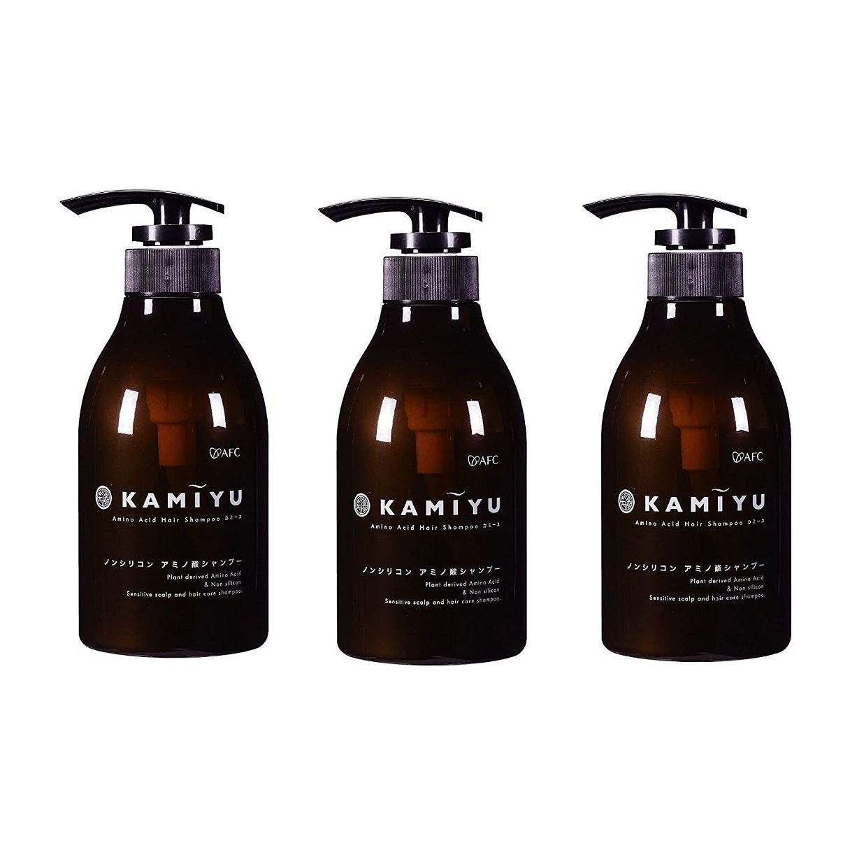 髪優 アミノ酸シャンプー 370ml 3セット