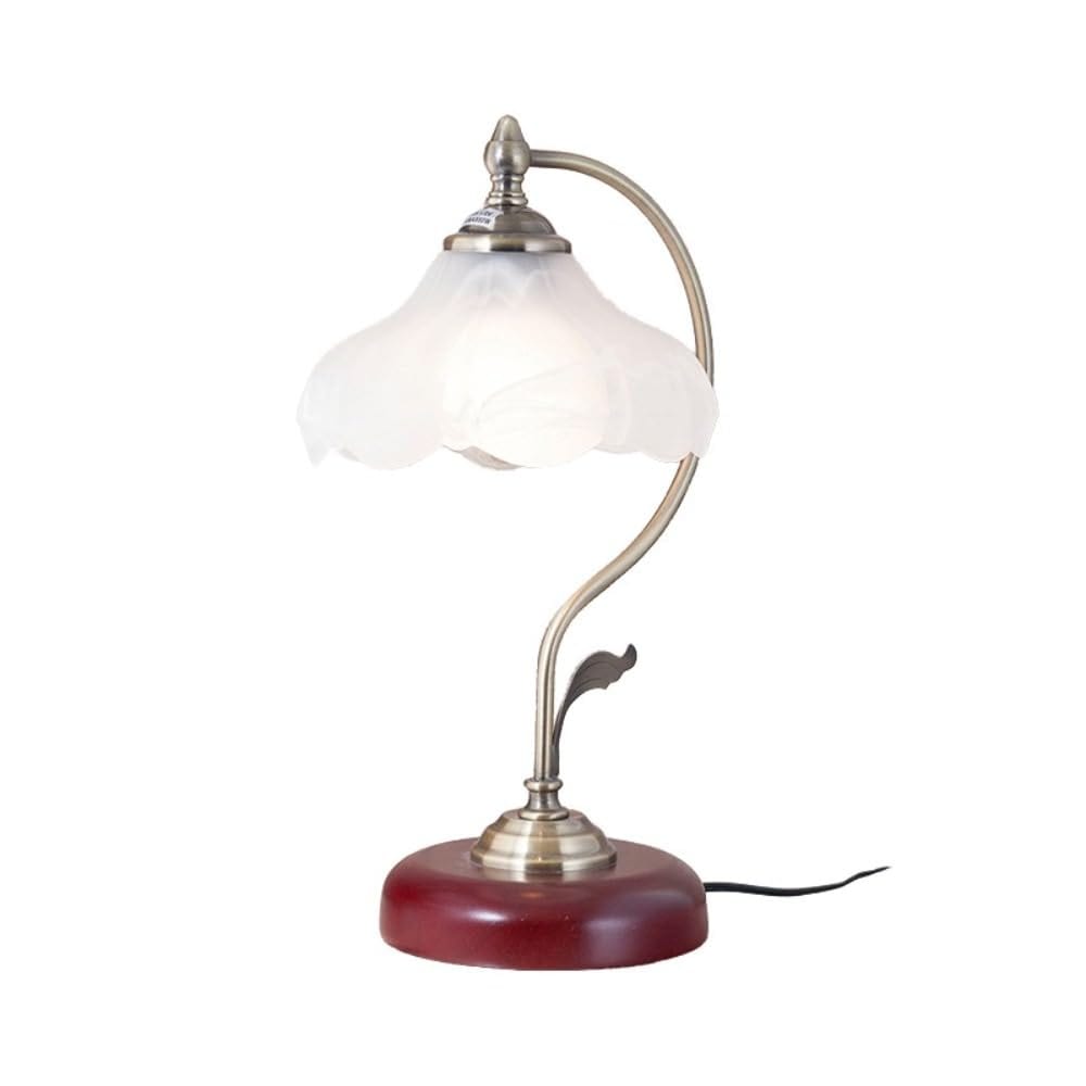 秋月貿易 クラリティ ガラスシェード テーブルランプ W26×D26×H43cm MS-T020